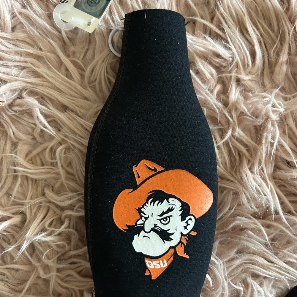 OSU Black and Orange Bottle Holder
